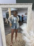 Blue Nora Button Up