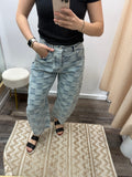 Checkered Barrel Denim