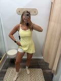 Lined Romper - Yellow