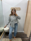 Striped Collared Button Down