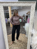 Rose Taupe: Crewneck Sweater