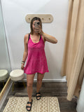 Pink Romper Dress
