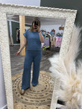 Dusty Blue: Sweater Set