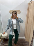 Oversized Vintage Denim Hoodie -- BEST SELLER