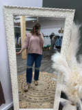 Rose: Striped Knit Top