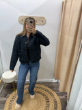 Frostline Black Sherpa Jacket