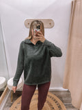 Courtney: Waffle Knit Henley