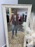 Rose Taupe: Waffle Jacket