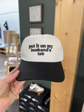 Husband Tab Trucker Hat