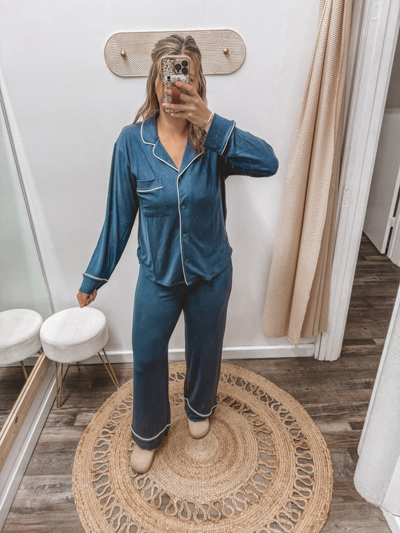 Navy: Butter Pajama Set