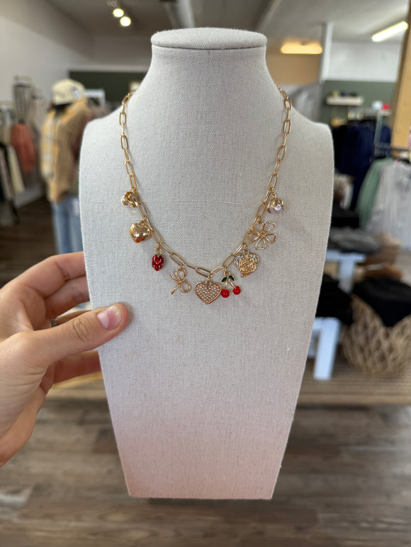 Cherry Charm Necklace