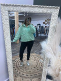 Seafoam: Snap Sherpa Jacket