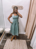 Denim Tank Maxi Dress