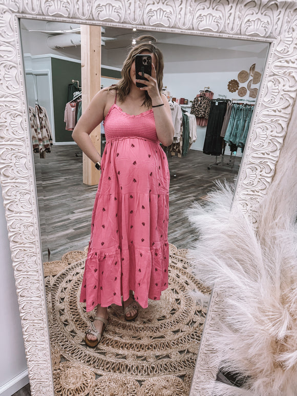 Pink: Falling For You Dress