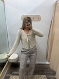 Tie Front Sweater Cardigan