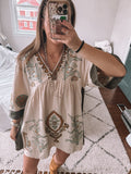 Boho Baby Doll Dress