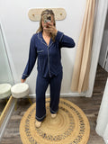Navy: Butter Pajama Set