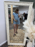Denim: Button Shirt Dress