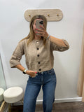 Half Sleeve Knit Cardi