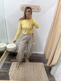 Yellow Button Long Sleeve