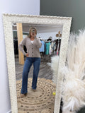 Mocha: Sweater Cardigan