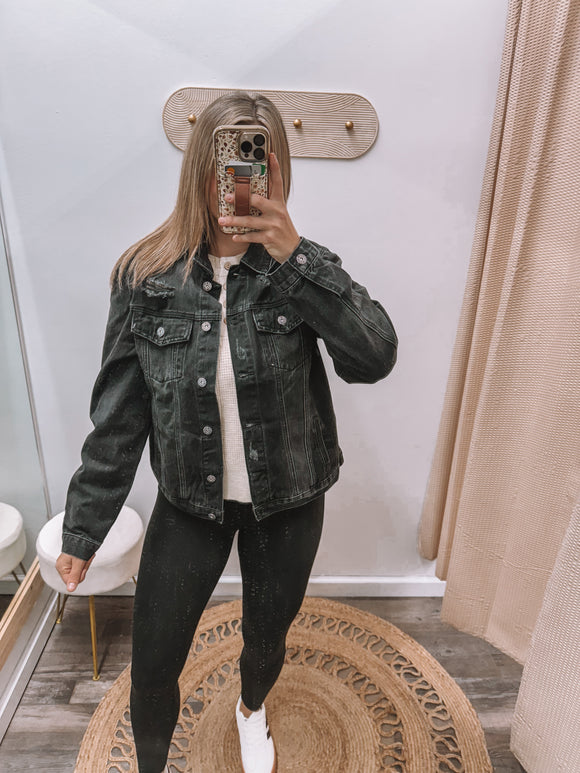 Black: Vintage Tucker Jacket