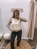 Stella Button Sweater