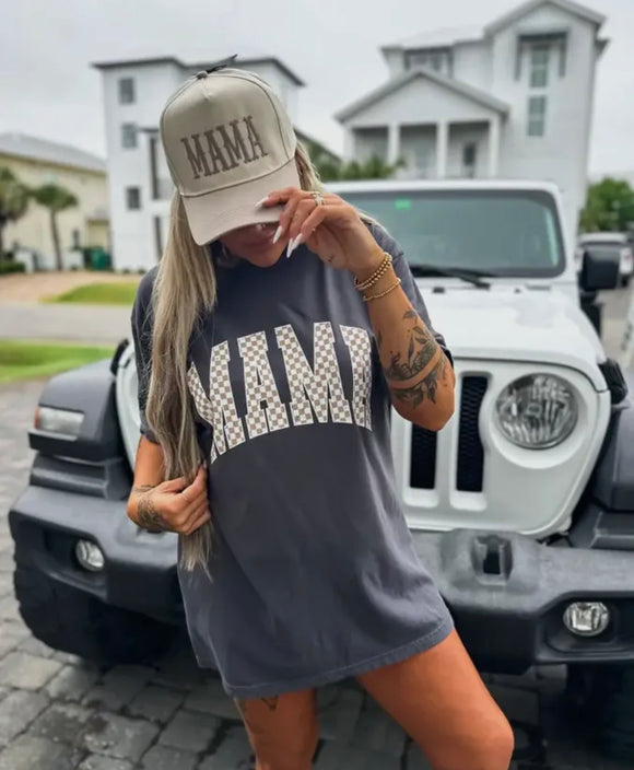 Mama Checkered Graphic