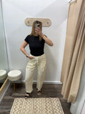 Polka Dot Linen Pants