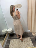 Gingham Midi Dress