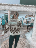 Fairisle Loose Fit Sweater