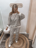 Leopard Sweat Set