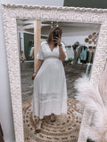White: Paradise Maxi Dress