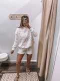 Quilted Patchwork Mockneck