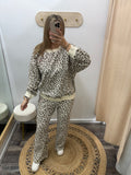 Leopard Sweat Set