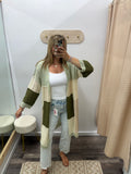Patch Pocket Long Cardigan