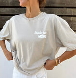 "Made For More" Tee | Sand