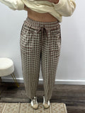 Relaxed Checkered Pants