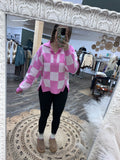 Pink: Drop Shoulder Sweater