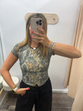 Woodland Camo Baby Tee