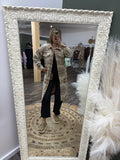 Aztec & Plaid Shacket Jacket Coat