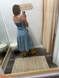 Denim Tank Maxi Dress