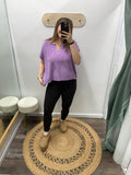 Lavender Brooklyn Top