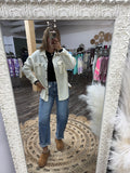 cream: Emily button down