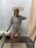 Boardwalk Striped Set - Mocha