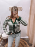 Checkered Charm Sweater