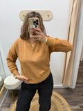 Burnt Amber: Crewneck Sweater