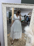 White: Paradise Maxi Dress