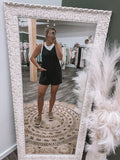 Black: Relaxed Romper