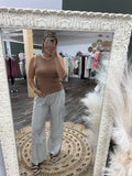 Contrast Sleeveless Top